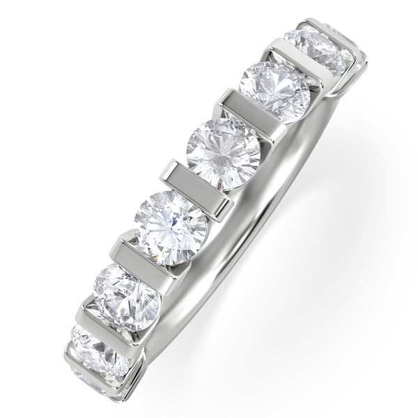 Hannah 18K White Gold Diamond Eternity Ring 1.50CT G/VS